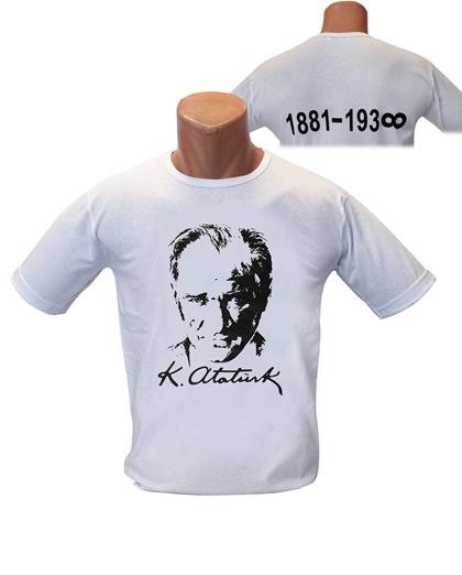 T-Shirt değişik resimler ve siyah-beyaz-kırmızı renklerde ve bedenlerde