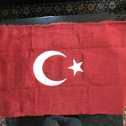 Dokuma Türk Bayraği 60X95 Cm